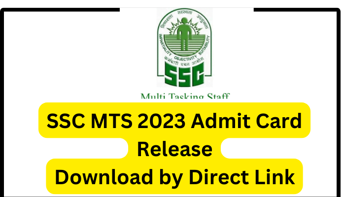 ssc mts admit card 2023 download
